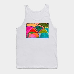 Colourful Abstract Rock Art Tank Top